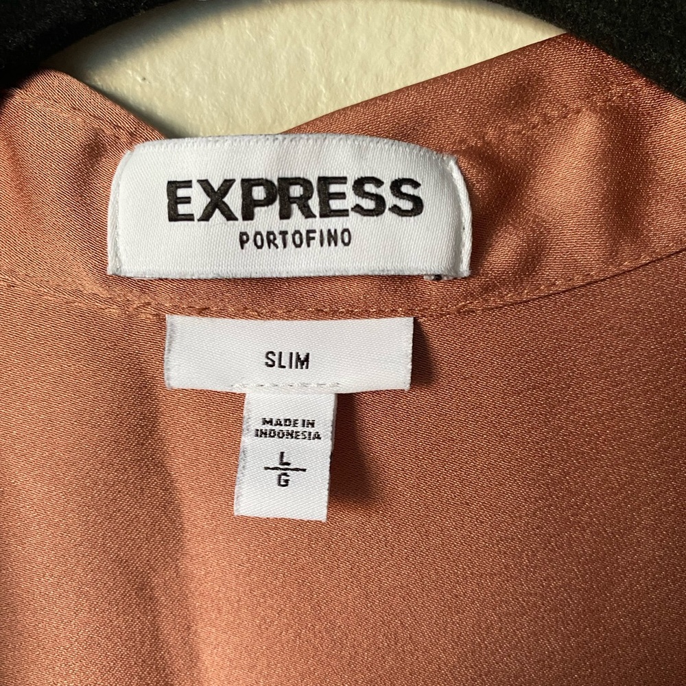 Pink Express button down - Picture 4 of 4
